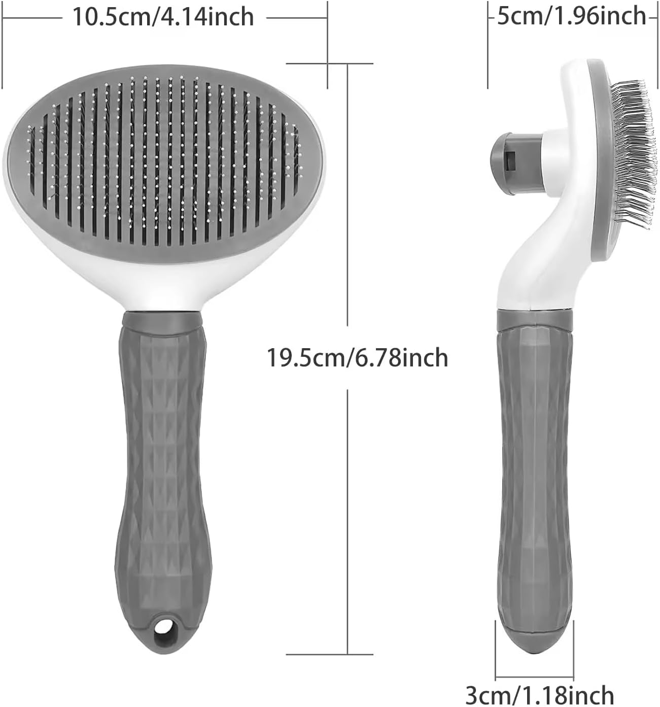 Cuisine Art Pet Cat Brush for Shedding and Grooming, Dog Hair Removal Brush, Pet Groomer Shedding Grooming Tools Combs Rakes, Cats Brush for Short or Long Haired Removes Loose Hair & Tangles