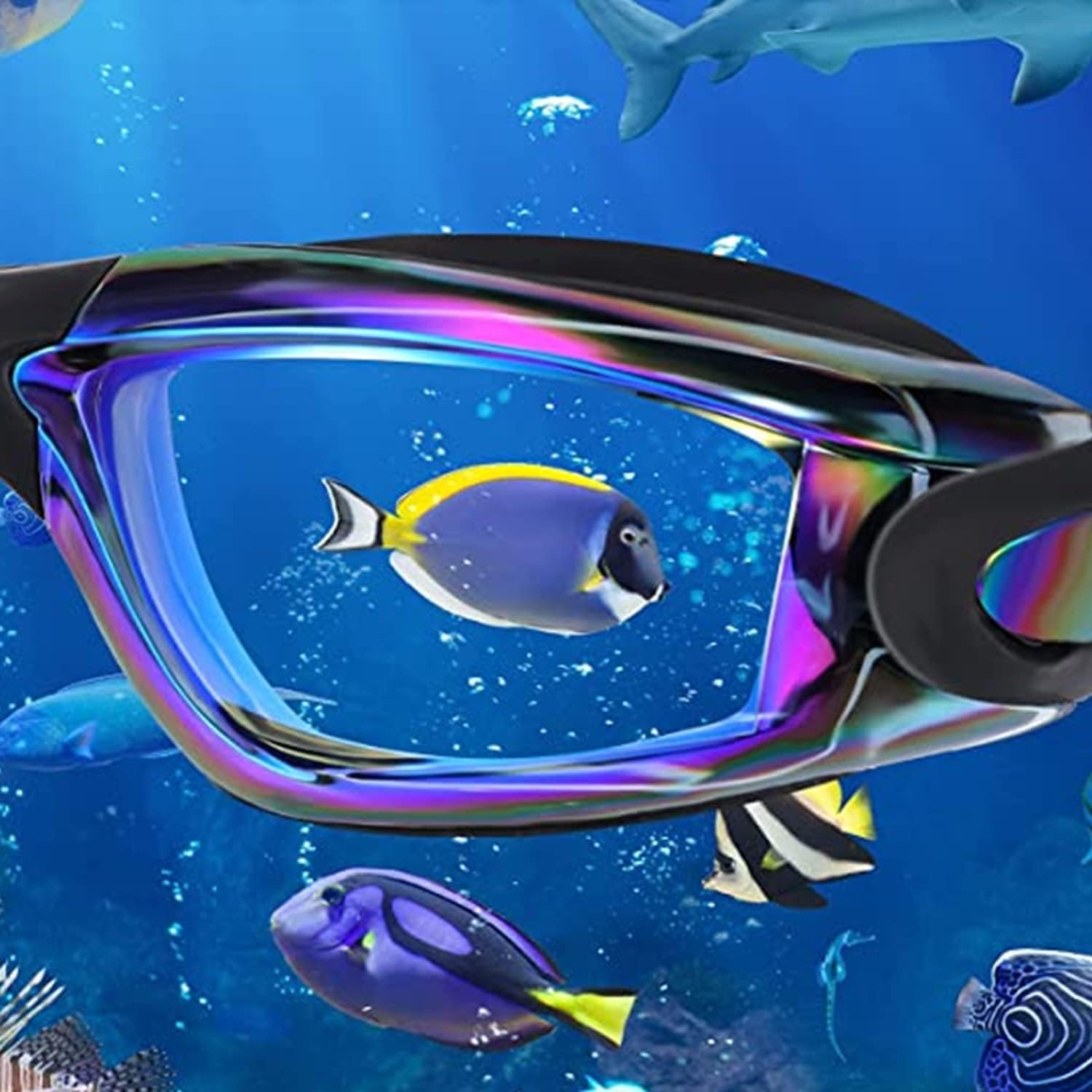 Kids Swim Goggles, Pack of 2 Swimming Goggles for Kids Children Boys & Girls Teens Age 3-18