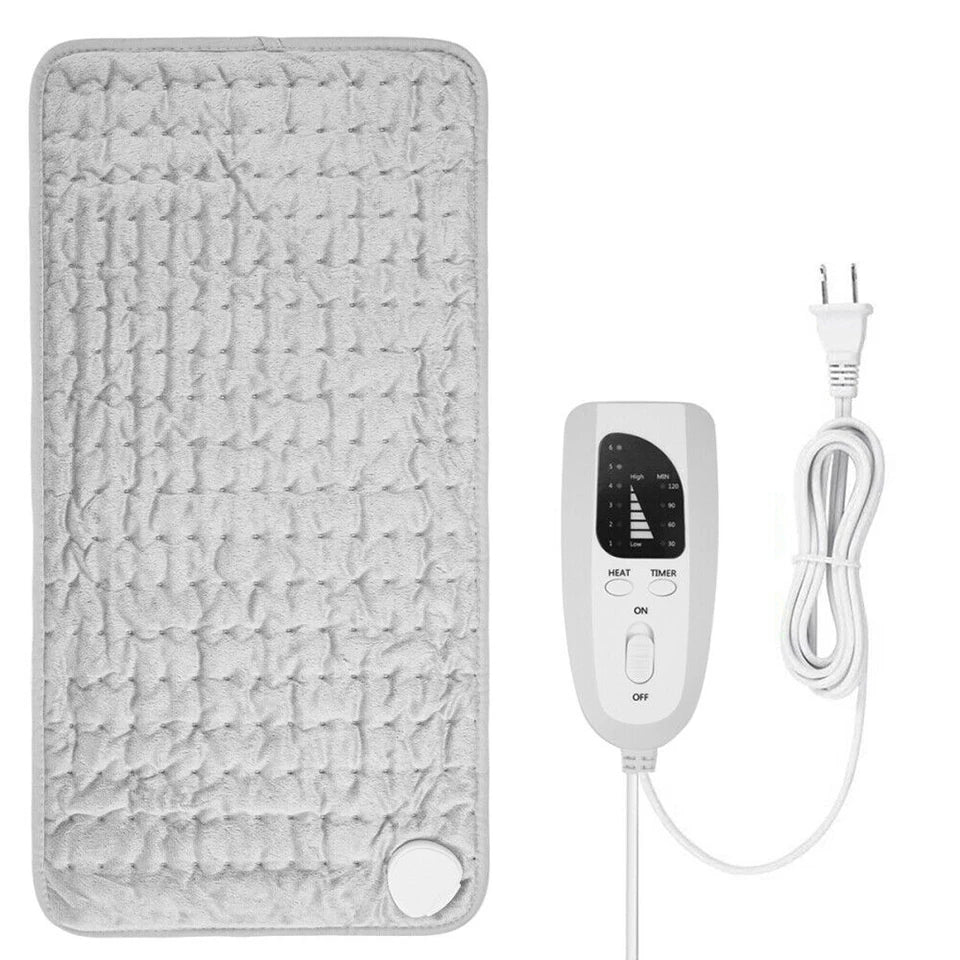 120W Electric Heating Pad Timer For Shoulder Neck Back Spine Leg Pain Relief Winter Warmer 76x40cm 60x30cm 40x30cm 110V 240V