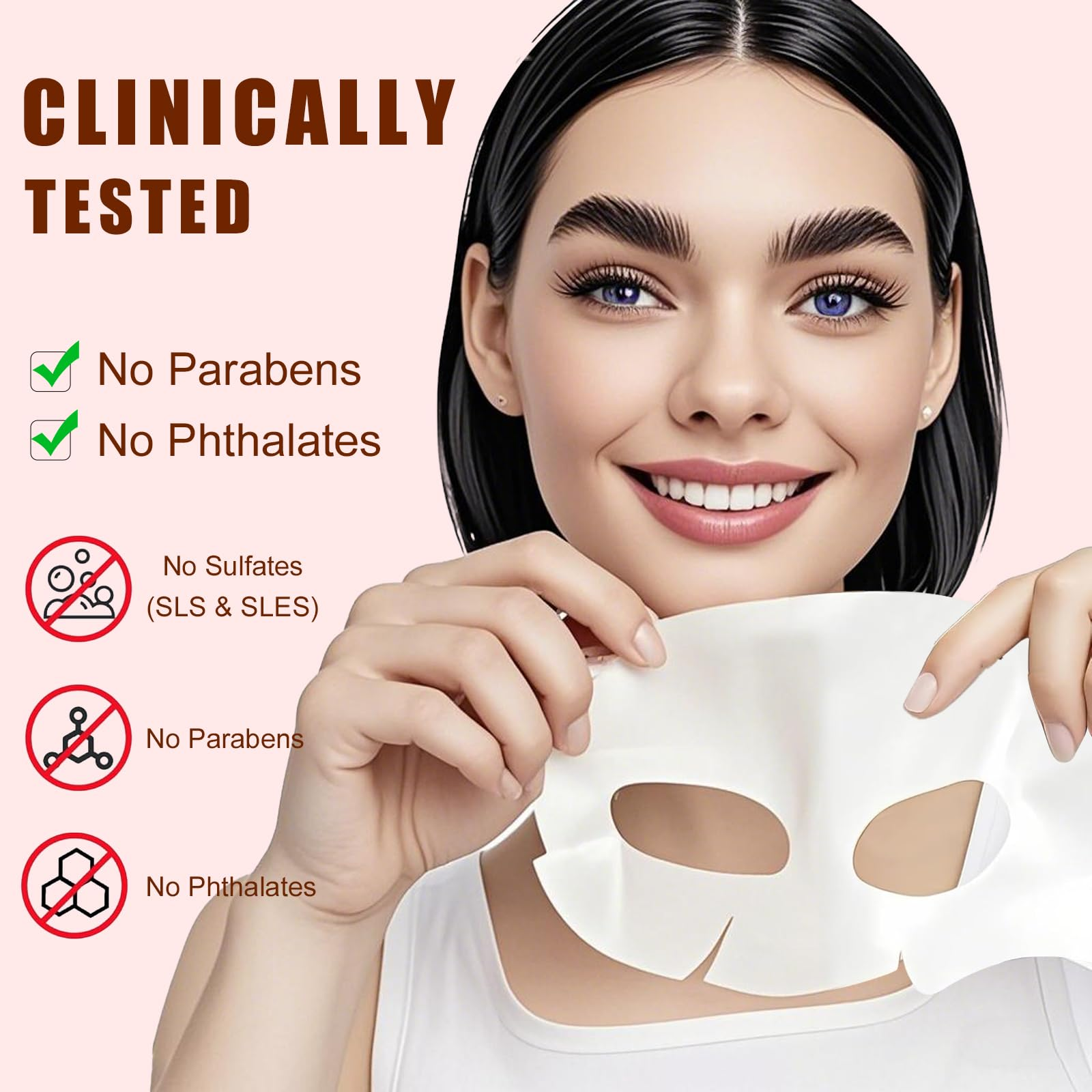 Bio-Collagen Real Deep Mask Anti-Wrinkle Lifting Face Mask With Hydrolyzed Collagen Collagen Reverse Film Volume Peel Off Mask (4Pc)